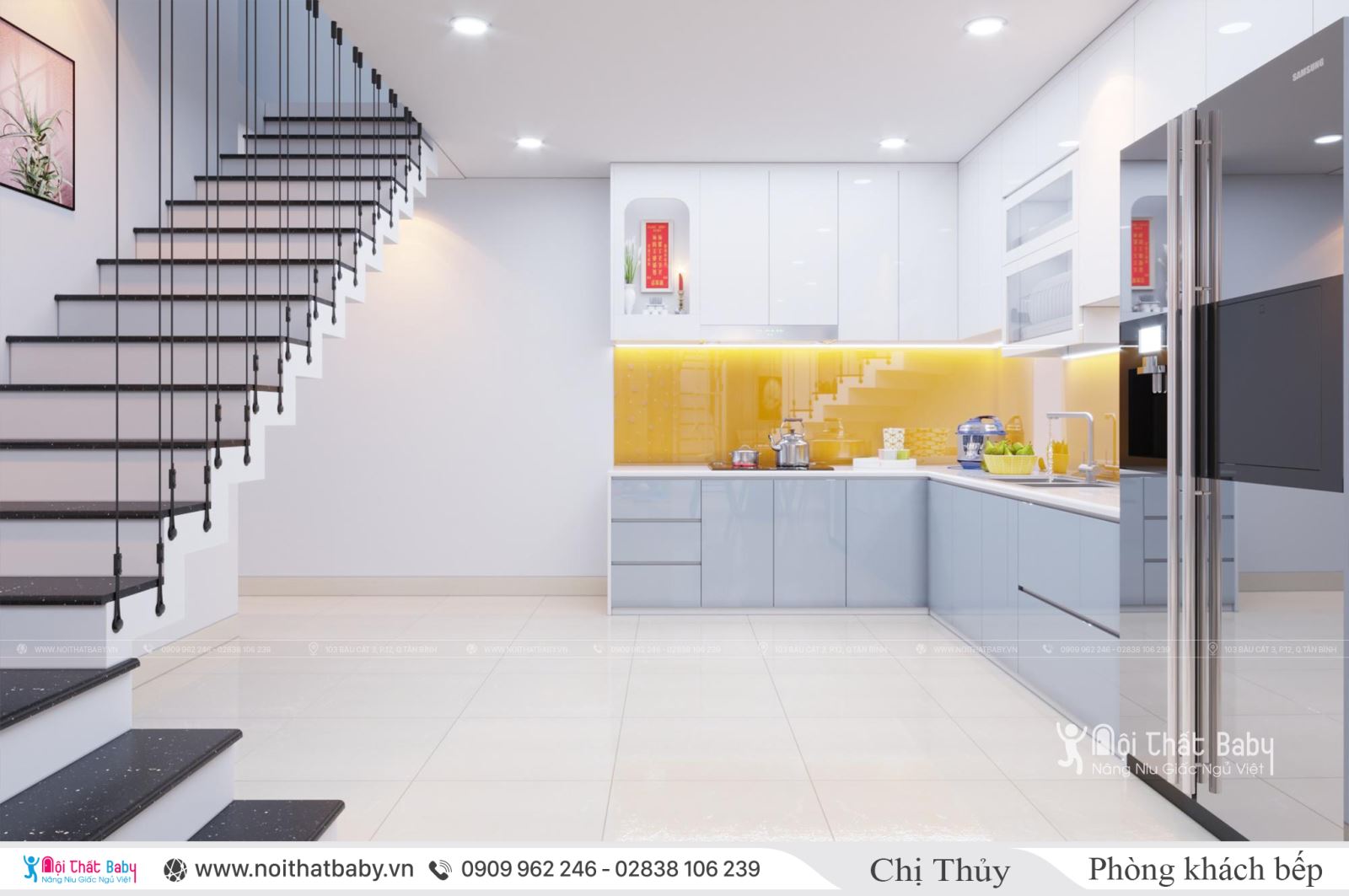 Thiết kế trọn gói nội thất Duplex căn 127m2 Emerald Celadon City